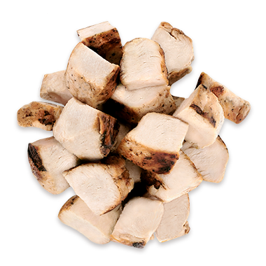 Fire-Grilled chunks of White Meat Chicken